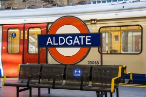 Arrêt de métro Londonien 